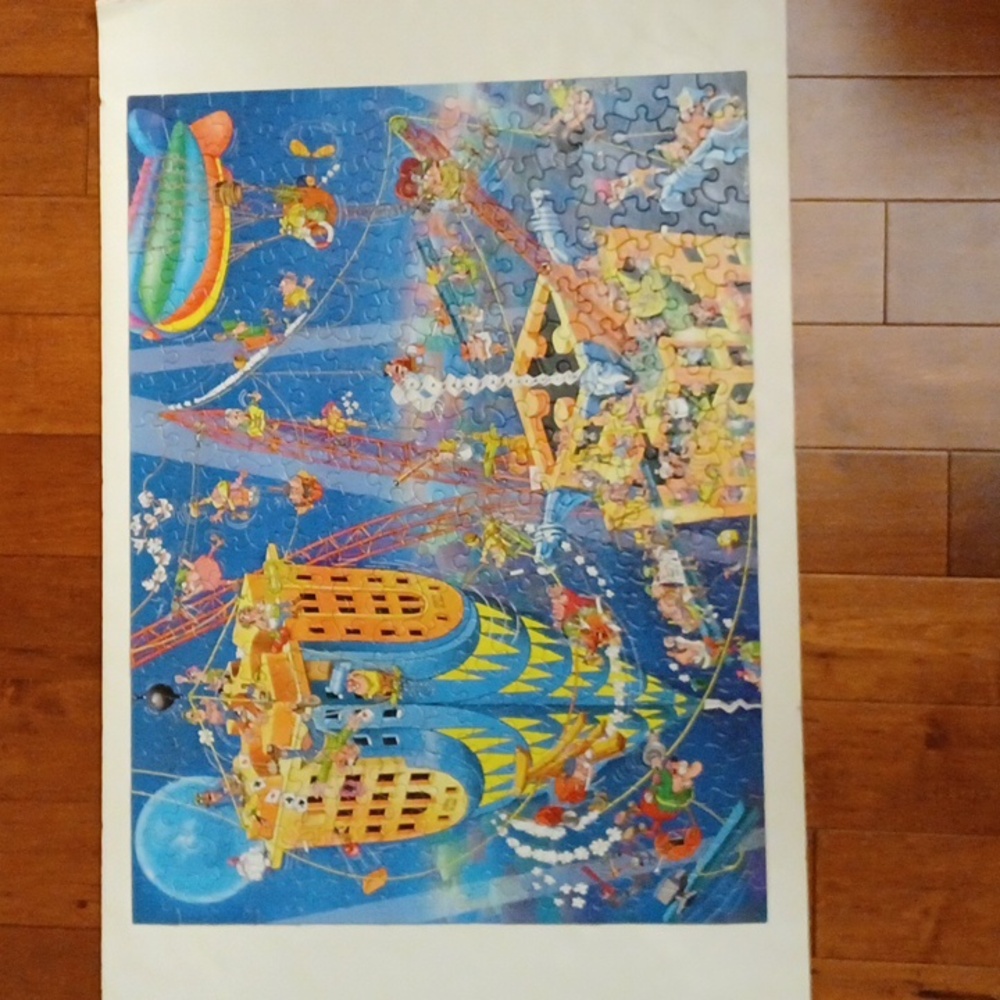 🧩Comic Relief Men at Work 300 piece Puzzle - Picture 3 of 4